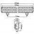 CREE led light bar / combobeam 234watt 234W