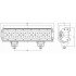 Cree led light bar / verstraler 72watt 72W