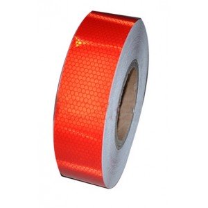Reflectietape, contourtape, reflecterende tape, kleur rood Reflectietape, contourtape, reflecterende tape, kleur rood