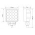 LED werklamp / breedstraler 48 watt 48W