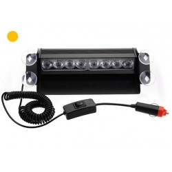 LED dashboard flitser ambergeel 