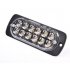 LED flitser ultra dun ambergeel 36w