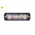 LED flitser ultra dun ambergeel 12w