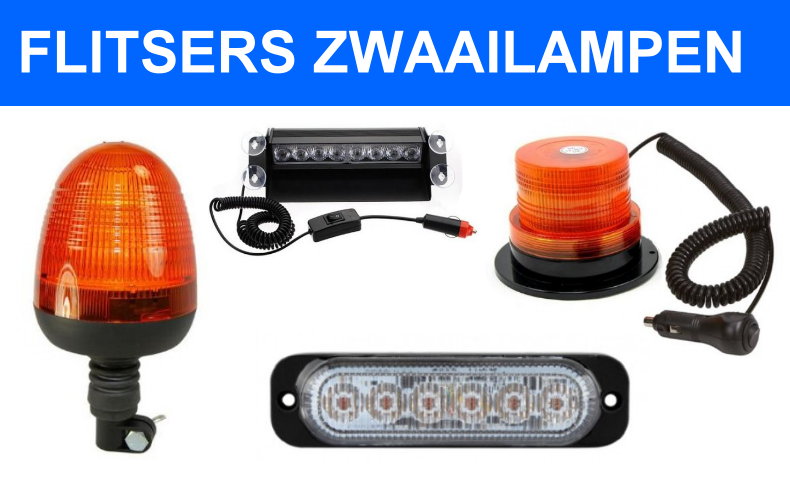 led flitser zwaailamp 12v 24v